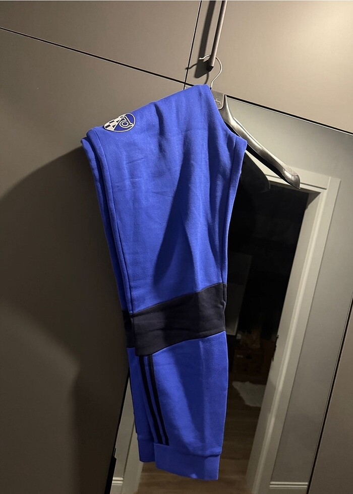 Adidas L beden mavi eşortman altı - Görsel 2