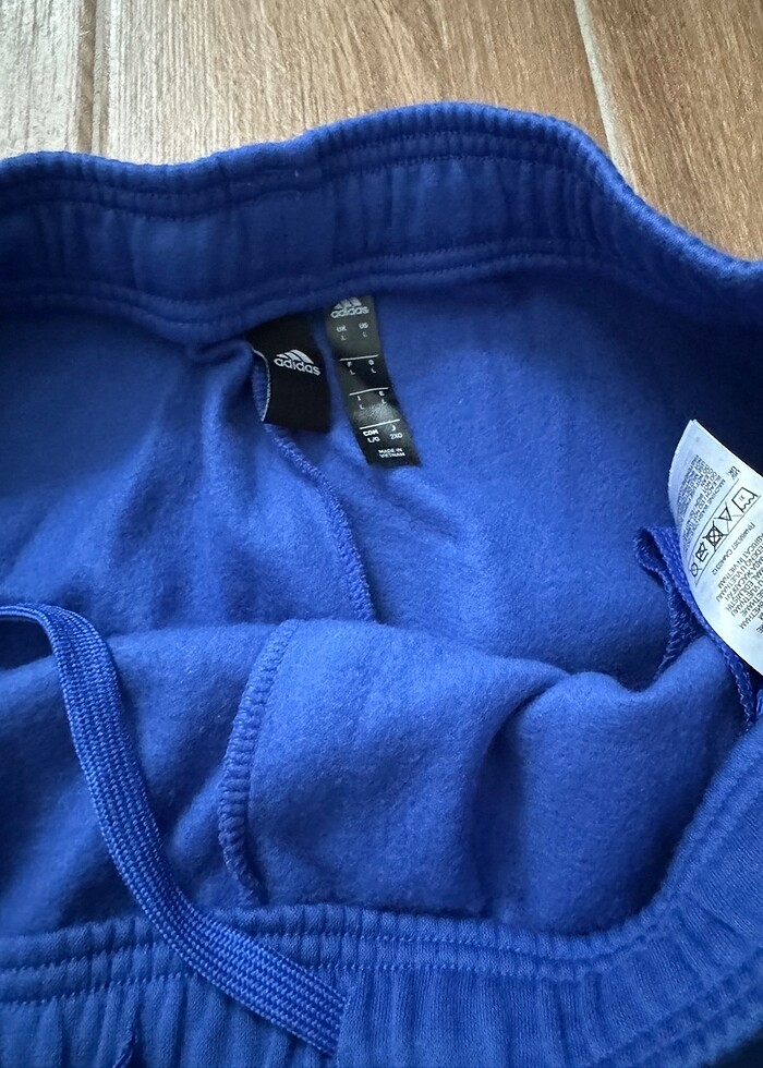 Adidas L beden mavi eşortman altı - Görsel 3