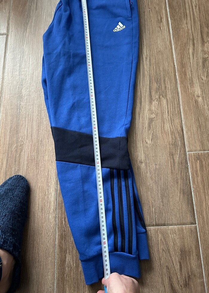 Adidas L beden mavi eşortman altı - Görsel 5