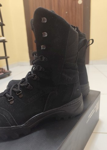 Siyah Süet Kamuflaj Desenli Erkek Bot - Görsel 4