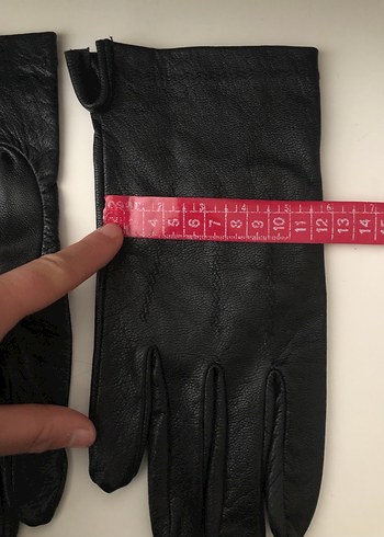 Siyah Deri Eldiveni - Görsel 6