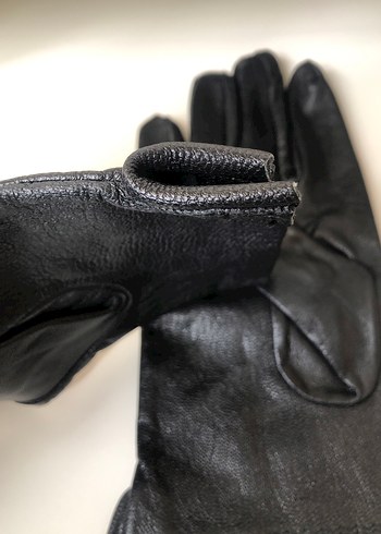 Siyah Deri Eldiveni - Görsel 3