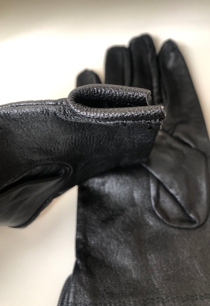 Siyah Deri Eldiveni - Görsel 3