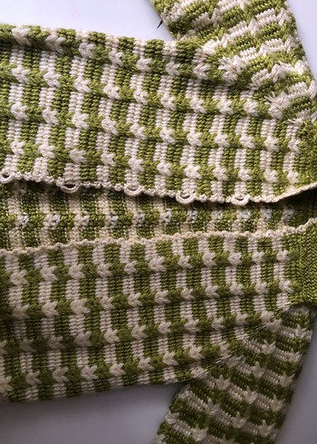 Yeşil Bohem Örgü  Hırkası - Görsel 4