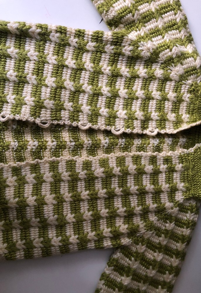 Yeşil Bohem Örgü  Hırkası - Görsel 4