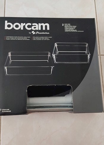 Borcam Cam Kare Fırın Kabı Seti - Görsel 4