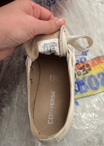 Krem rengi all star converse - Görsel 4