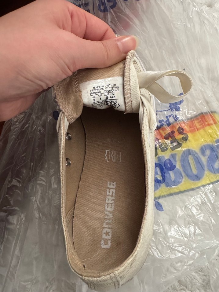 Krem rengi all star converse - Görsel 4