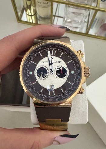 Altın Renk Modern Klasik Erkek Kol Saati - Görsel 6