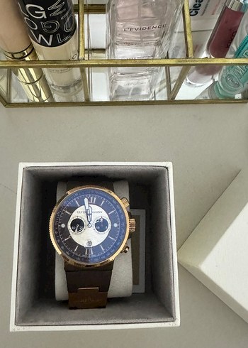 Altın Renk Modern Klasik Erkek Kol Saati - Görsel 4