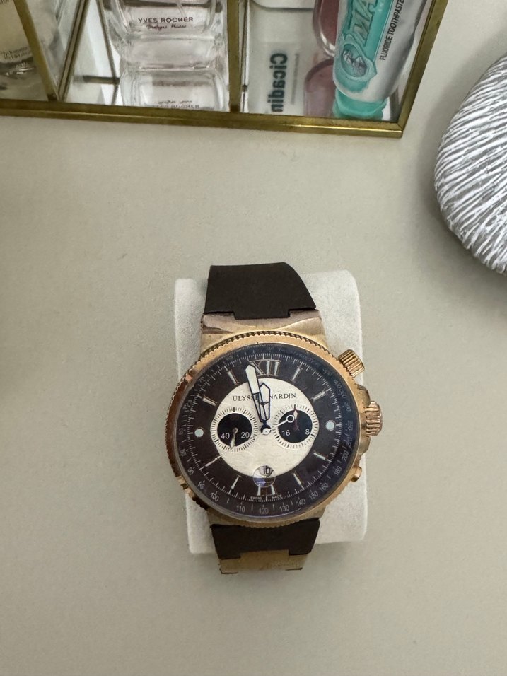 Altın Renk Modern Klasik Erkek Kol Saati - Görsel 2