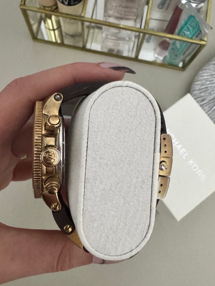 Altın Renk Modern Klasik Erkek Kol Saati - Görsel 5