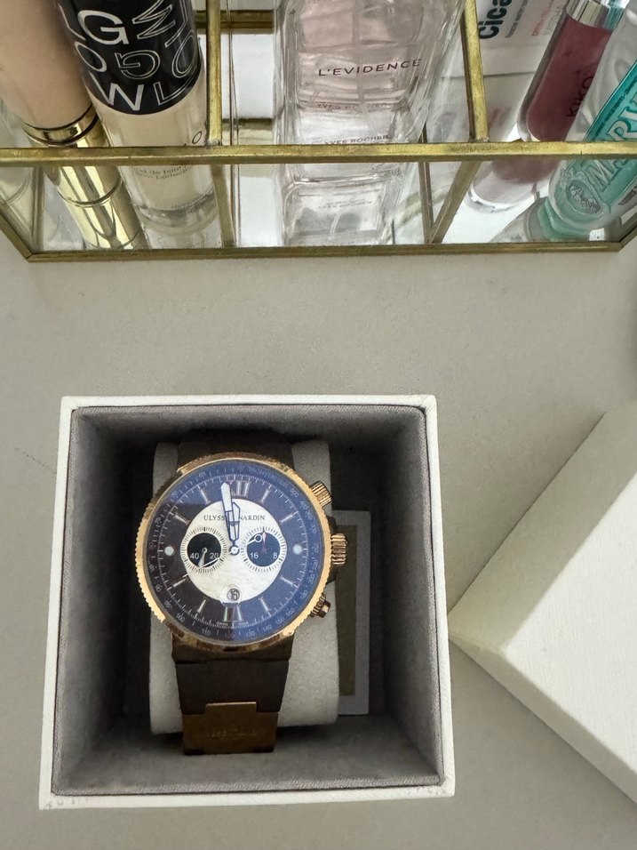 Altın Renk Modern Klasik Erkek Kol Saati - Görsel 4