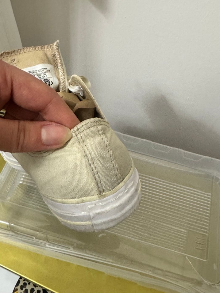 Beyaz Bağcıklı Kadın Spor Ayakkabı - Görsel 3