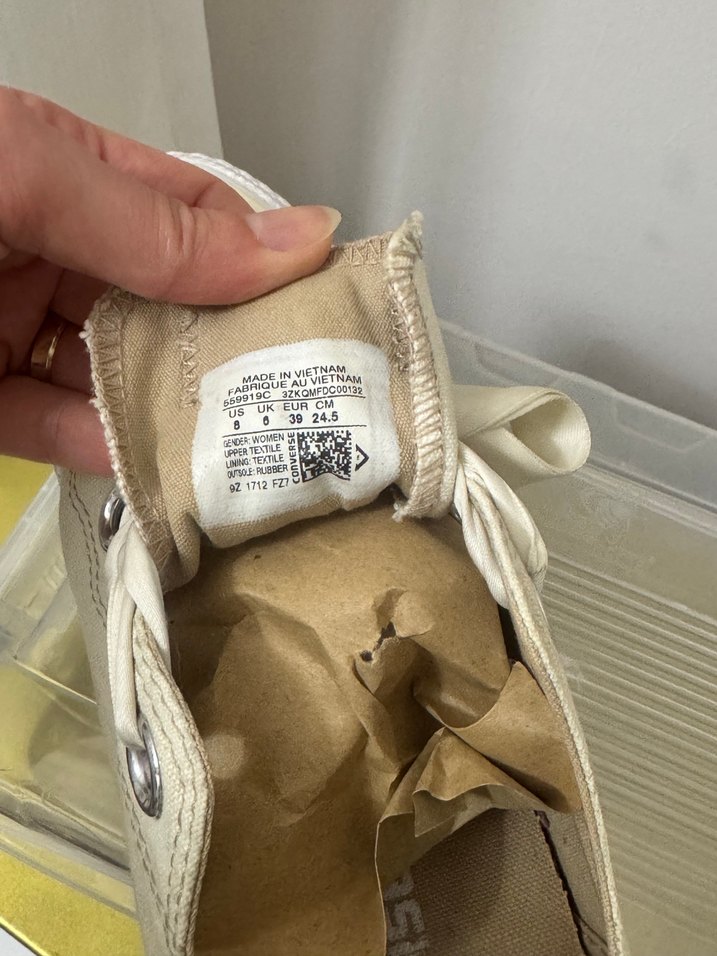 Beyaz Bağcıklı Kadın Spor Ayakkabı - Görsel 4