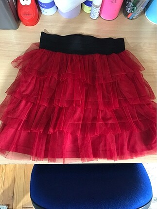 Çocuk mini tül etek
