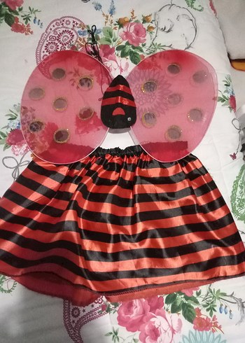 Renkli Zebra Desenli Kız Etek - Görsel 2