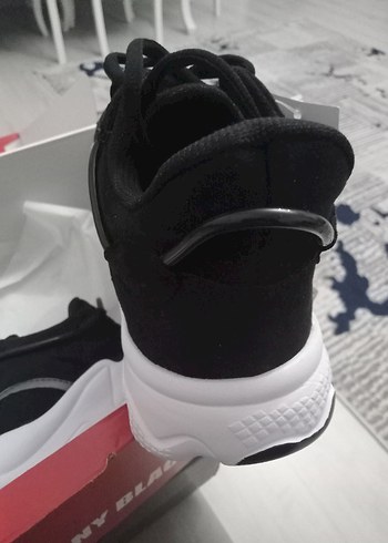 Tonny Black Siyah Elastik Spor Ayakkabı - Görsel 3