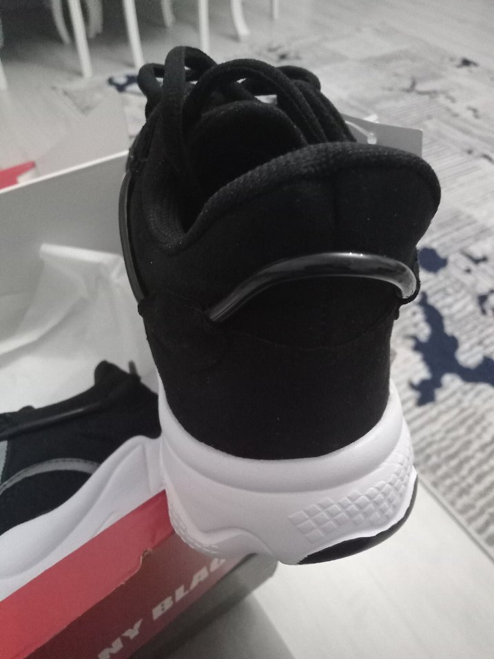 Tonny Black Siyah Elastik Spor Ayakkabı - Görsel 3