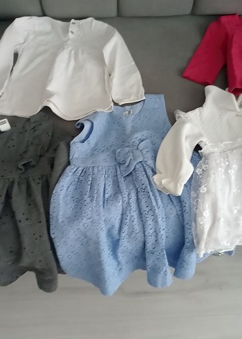 6-9 Ay Beden kız çocuk boydan elbise