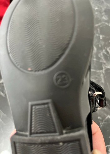 Kız Çocuk Siyah Rugan Fiyonk Detaylı Babet 23 numara - Görsel 5