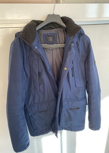 lumberjack Lacivert Kapüşonlu Mont LARGE BEDEN - Görsel 3