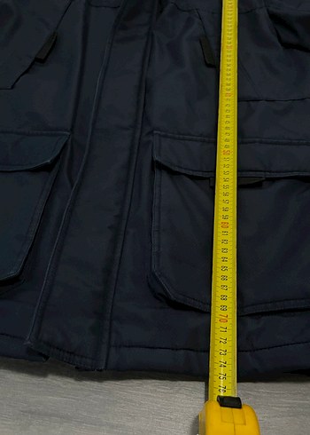 lumberjack Lacivert Kapüşonlu Mont LARGE BEDEN - Görsel 5