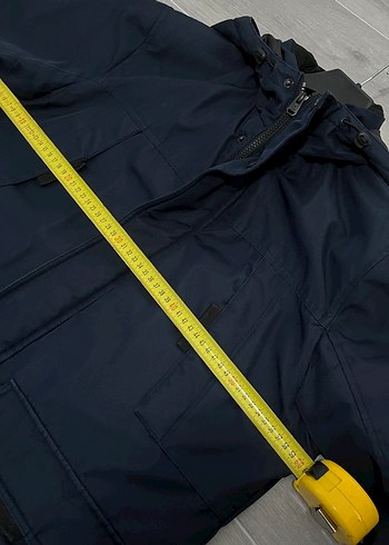 lumberjack Lacivert Kapüşonlu Mont LARGE BEDEN - Görsel 4