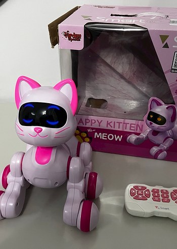 Uzaktan Kumandalı Pembe Akıllı Kedi Oyuncağı - Görsel 4