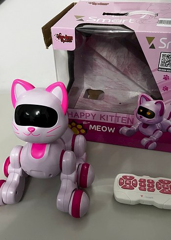 Uzaktan Kumandalı Pembe Akıllı Kedi Oyuncağı - Görsel 2