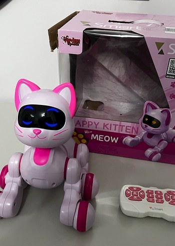 Uzaktan Kumandalı Pembe Akıllı Kedi Oyuncağı - Görsel 3