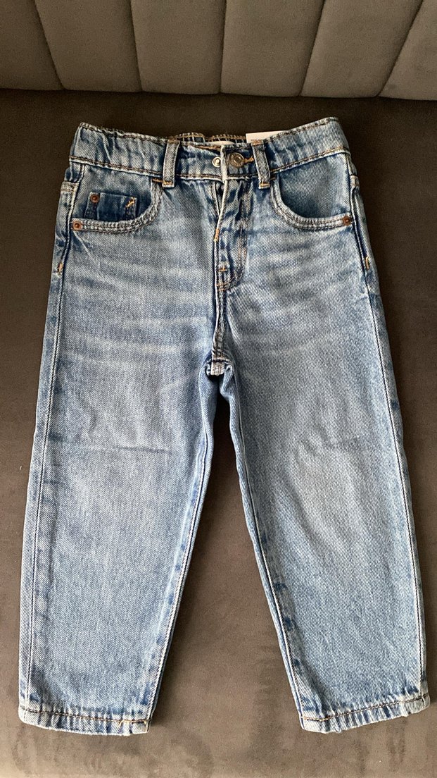 Zara 3-4 Yaş Kot Pantolon 104cm (yeni) - Görsel 2