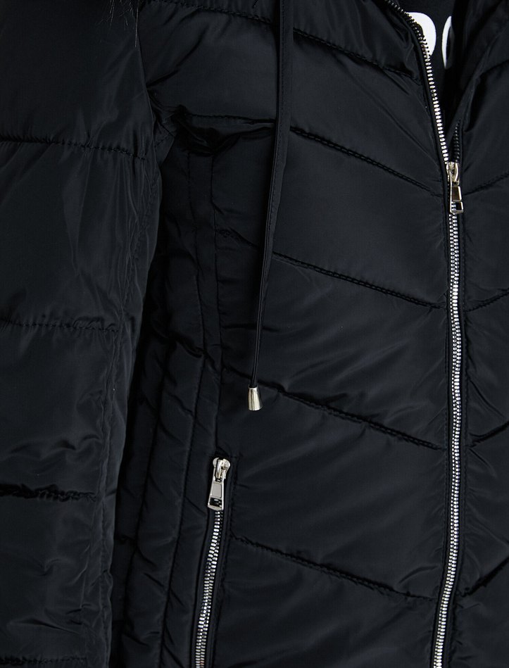 Koton 38 Beden (M) Şişme Uzun Mont - Görsel 4