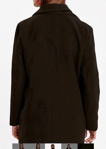 LCW 36 Beden Kaşe Kaban - Görsel 4