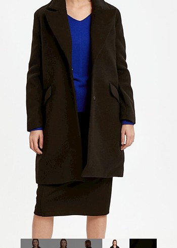 LCW 36 Beden Kaşe Kaban - Görsel 5