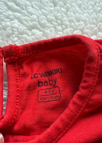 Kız Çocuk Kırmızı Uzun Kollu Baskılı Sweatshirt - Görsel 4