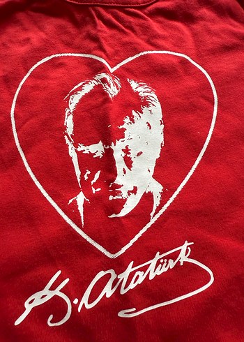 Kız Çocuk Kırmızı Uzun Kollu Baskılı Sweatshirt - Görsel 2