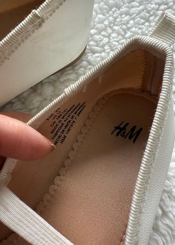 Kız Çocuk Beyaz Modern Klasik Babet hm - Görsel 3