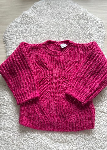 Pembe kız çocuk zara kazak - Görsel 7