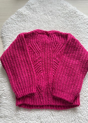 Pembe kız çocuk zara kazak - Görsel 5