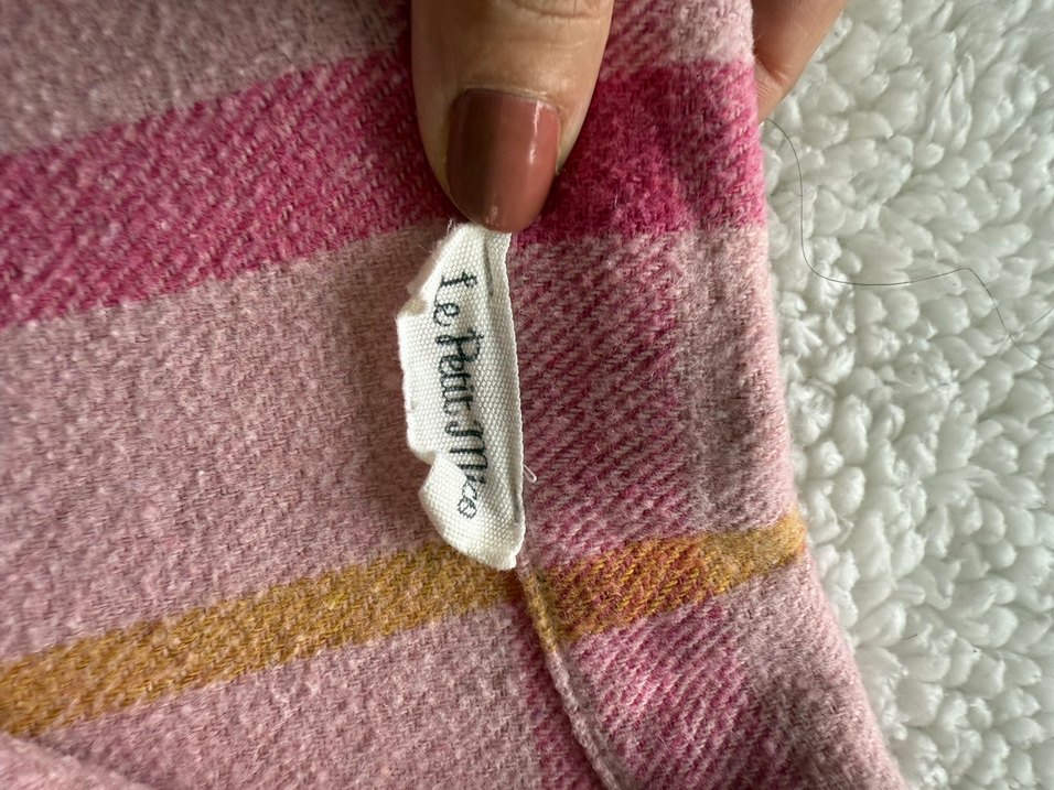 Düğmeli Pembe kız çocuk Polar Gömlek - Görsel 5