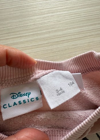 Uzun Kollu Pembe Kız çocuk Sweatshirt - Görsel 2