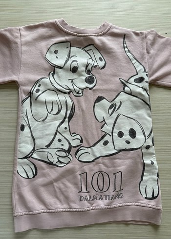 Uzun Kollu Pembe Kız çocuk Sweatshirt - Görsel 4