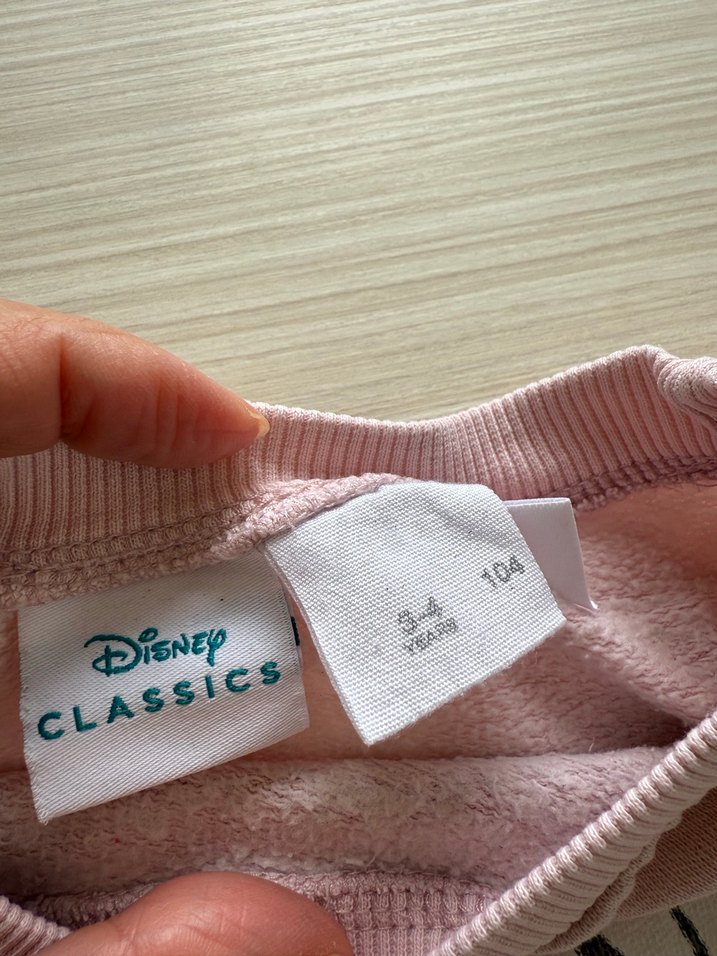 Uzun Kollu Pembe Kız çocuk Sweatshirt - Görsel 2