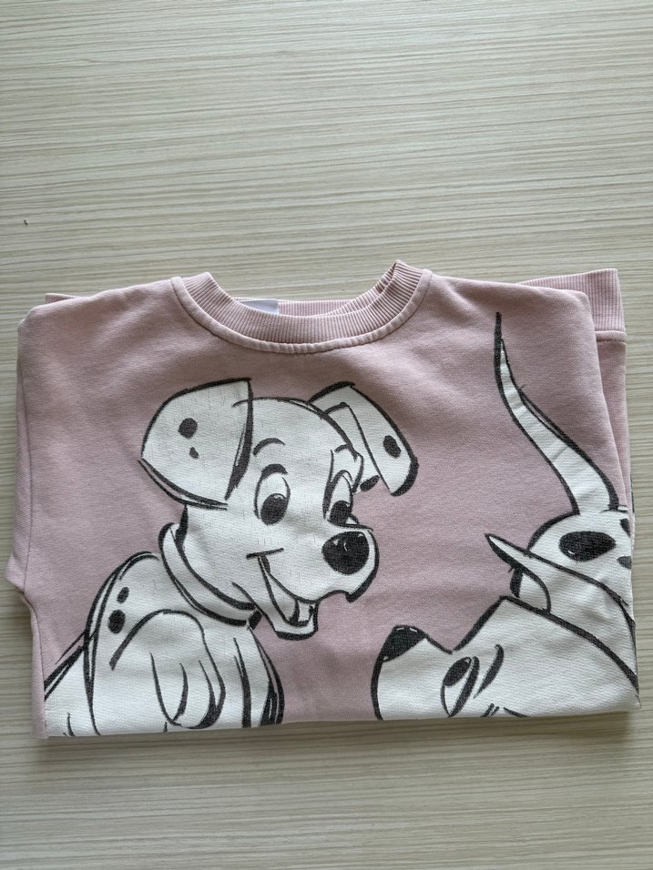 Uzun Kollu Pembe Kız çocuk Sweatshirt - Görsel 5