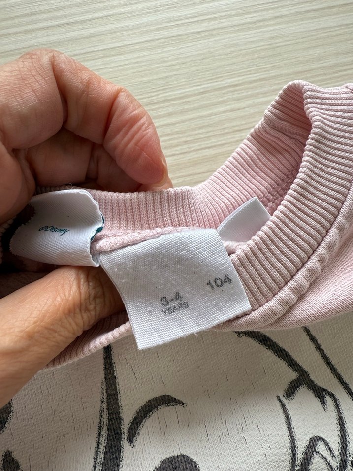 Uzun Kollu Pembe Kız çocuk Sweatshirt - Görsel 3