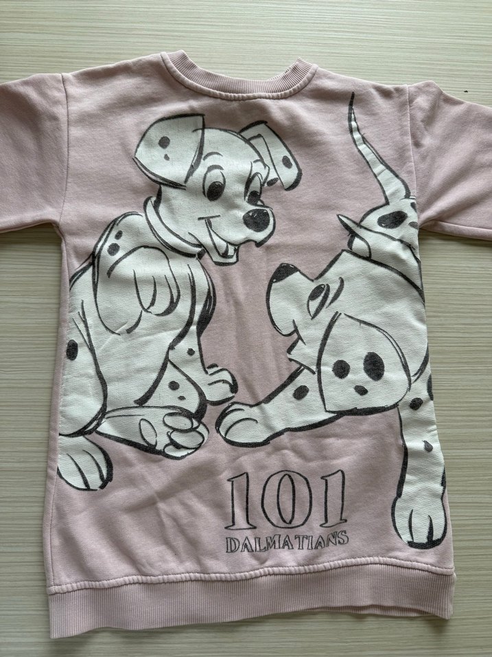 Uzun Kollu Pembe Kız çocuk Sweatshirt - Görsel 4