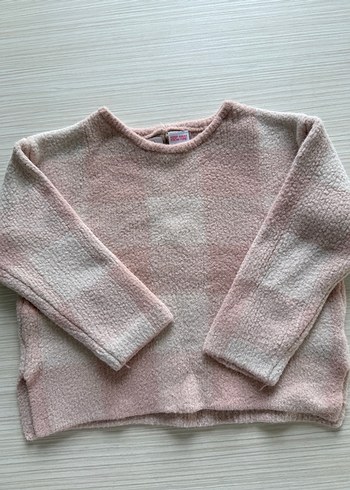 Pembe kız çocuk kazak - Görsel 4