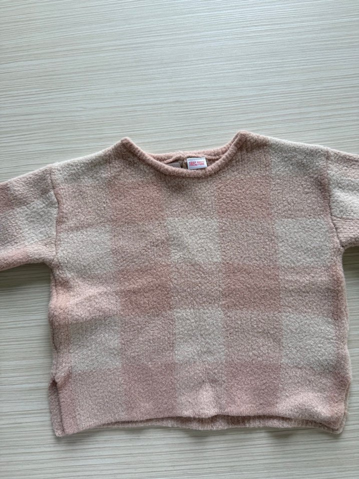 Pembe kız çocuk kazak - Görsel 3