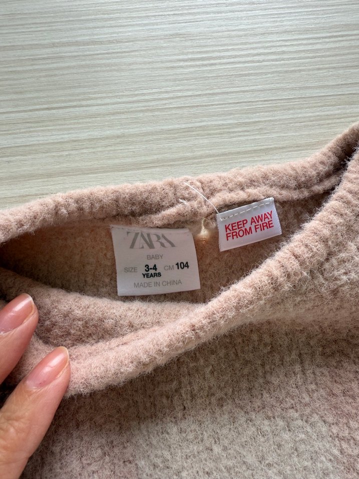 Pembe kız çocuk kazak - Görsel 5